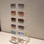 Crystal Edge Gradient Glasses