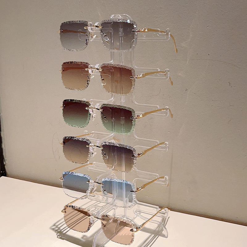 Crystal Edge Gradient Glasses