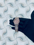 Rose Gold Watch with Diamond Accents
