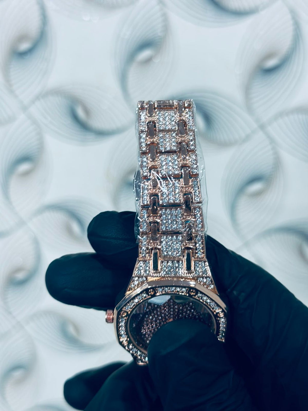 Rose Gold Watch with Diamond Accents